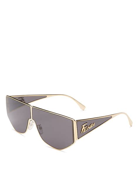 Fendi Geometric Sunglasses, 68mm 